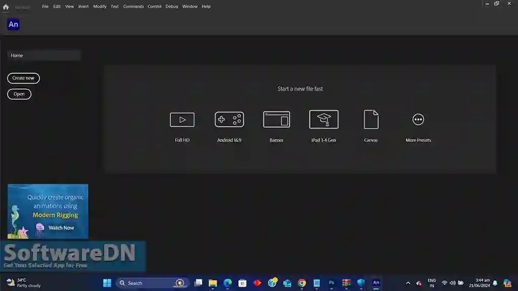 Adobe Animate 2024 Pre-Activated Download Free-SoftwareDN
