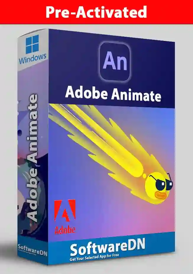 Adobe Animate 2024 Pre-Activated Free Download-SoftwareDN