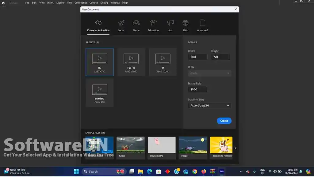 Adobe Animate 2024 Pre-Activated x64 Download Free-SoftwareDN