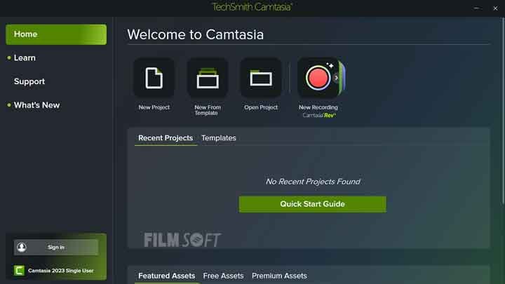 Camtasia 2024 Free Download for windows-Filmsoft