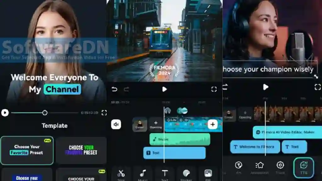 Filmora AI Video Editor, Maker APK MOD Pro Unlocked Free Download-SoftwareDN