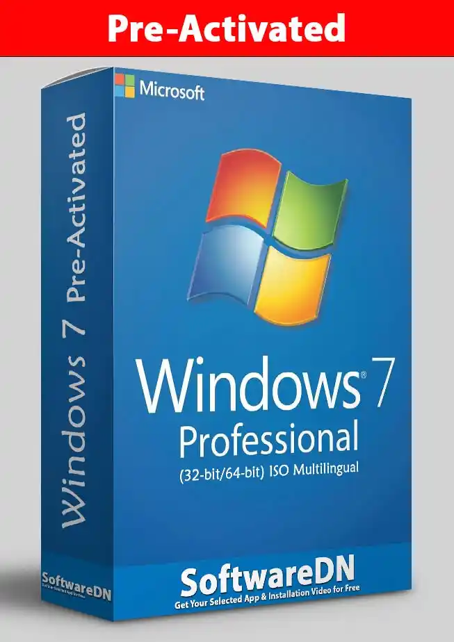 Windows 7 Professional Preactivated Free Download-SoftwareDN