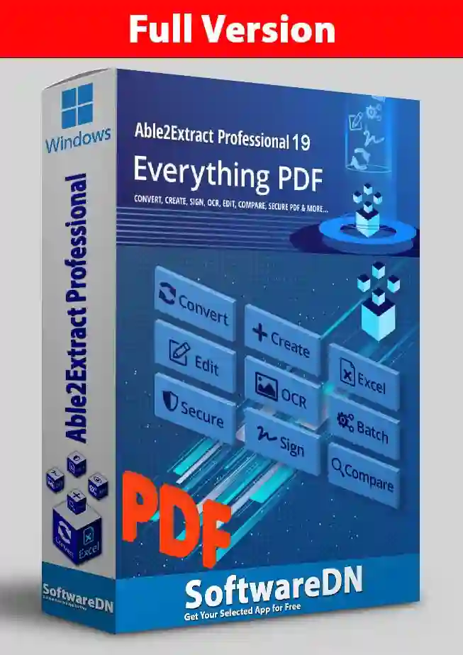 Able2Extract Professional Free Download 19.0.6.0-SoftwareDN