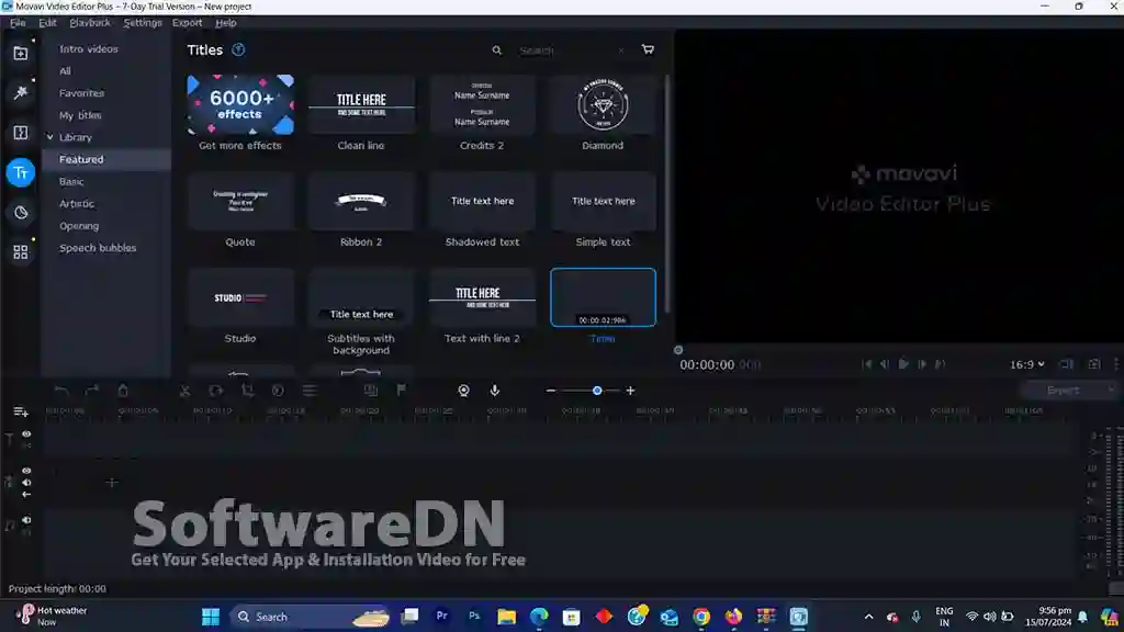 Movavi Video Editor Plus 2024 Free Download -SoftwareDN