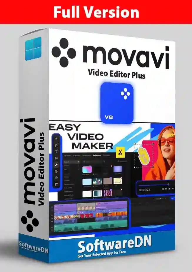 Movavi Video Editor Plus 22.4.1 Free Download-SoftwareDN