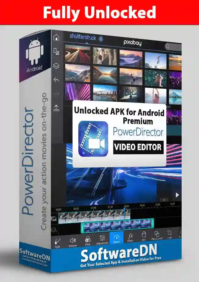 PowerDirector v14.1.0 Premium unlocked APK Free Donwload-SoftwareDN