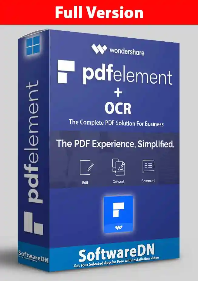 Wondershare PDFelement Professional 2024 Free Download-SoftwareDN