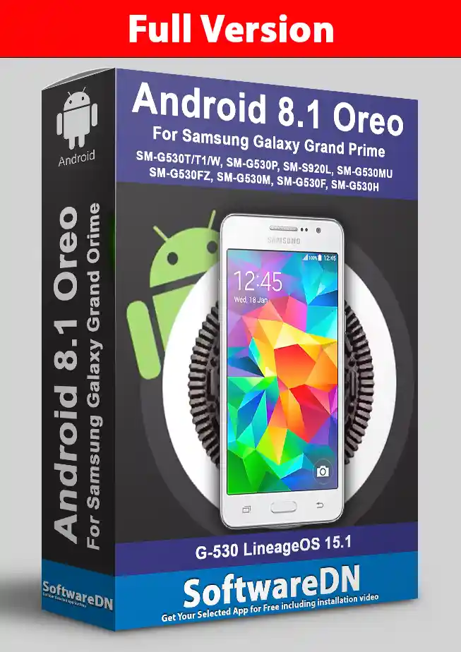 How to Install Android 8 Oreo on G-530 Samsung Galaxy Grand Prime Free Download (Grand Prime Rom) - SoftwareDN