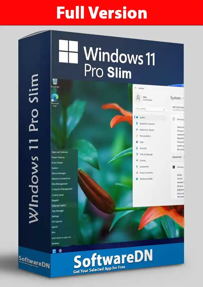 Windows 11 Pro Slim Free Download full version- SoftwareDN